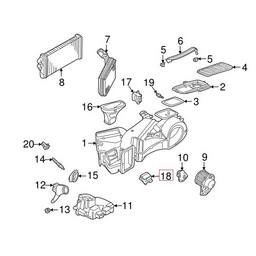 Audi VW HVAC Servo (Defroster) 8D1820511F